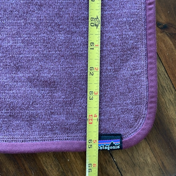 Patagonia better sweater purple fleece scarf - Picture 8 of 8